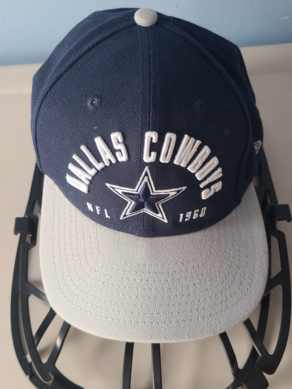 New Era NFL Dallas Cowboys Navy and Gray Snapback Hat